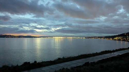 Sunrise in the Port of Tacoma, Sunrise in the Port of Tacoma