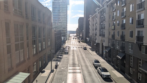 Seattle from the monorail, Seattle from the monorail